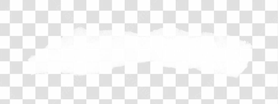 Banner abstrato branco PNG com fundo transparente
