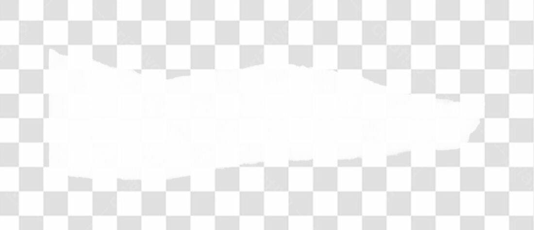 Banner abstrato branco PNG com fundo transparente