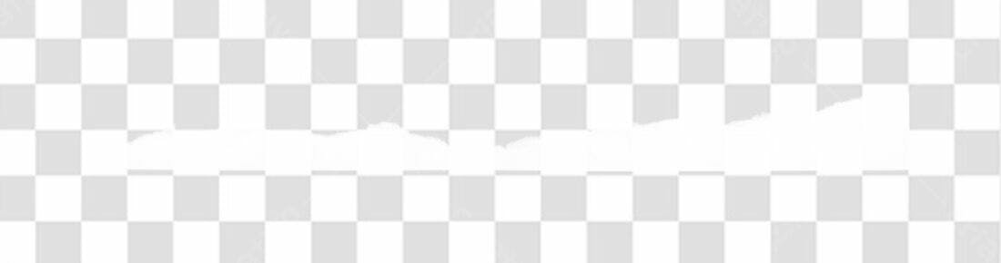 Banner abstrato branco PNG com fundo transparente