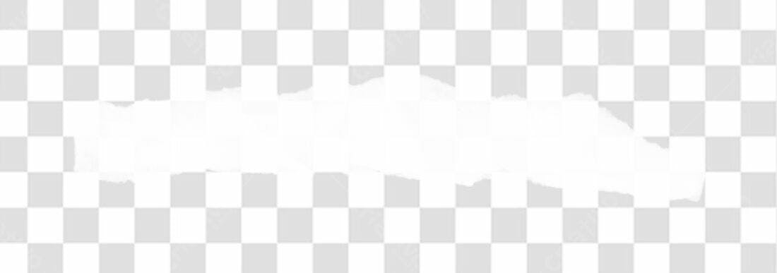 Banner rasgado PNG com fundo transparente