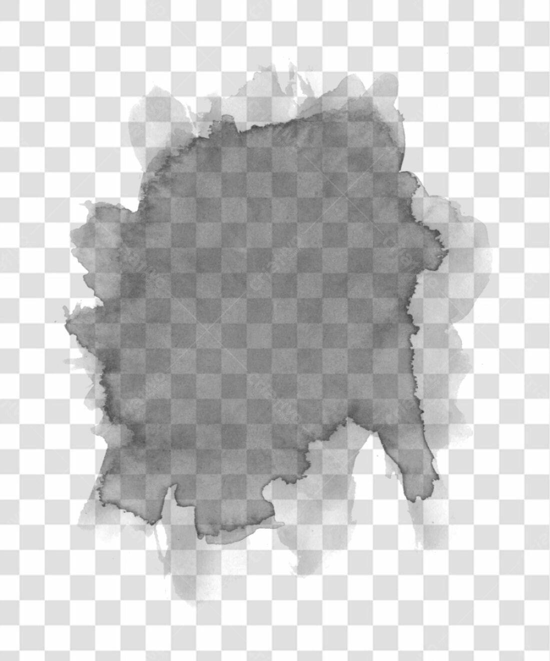 PNG Elemento aquarela cinza para design