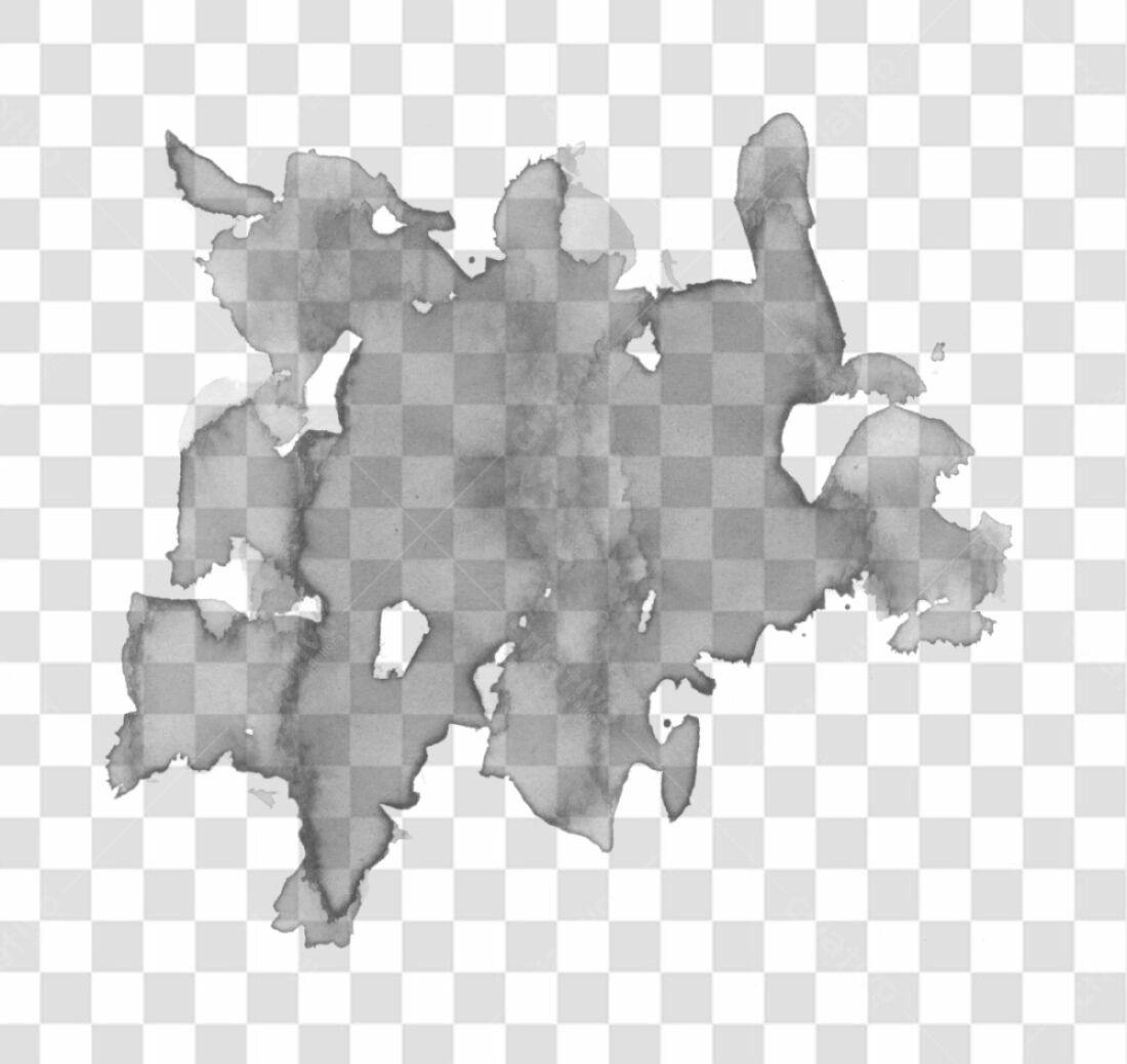 Elemento gráfico aquarela PNG com fundo transparente