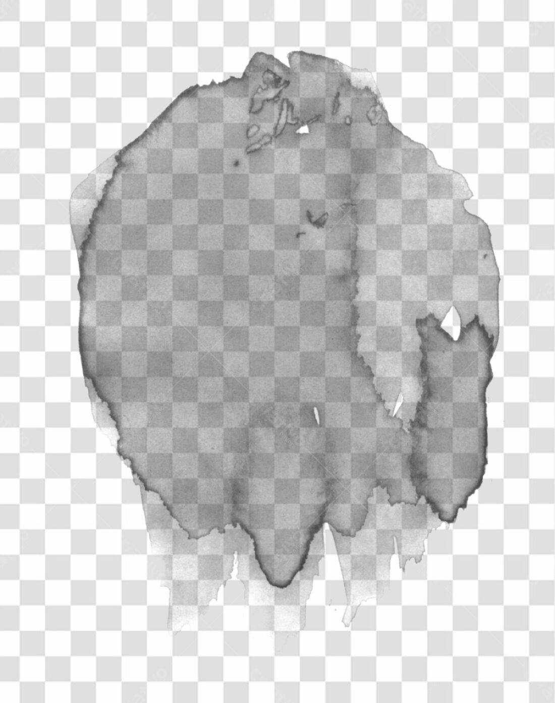 Elemento gráfico aquarela PNG com fundo transparente