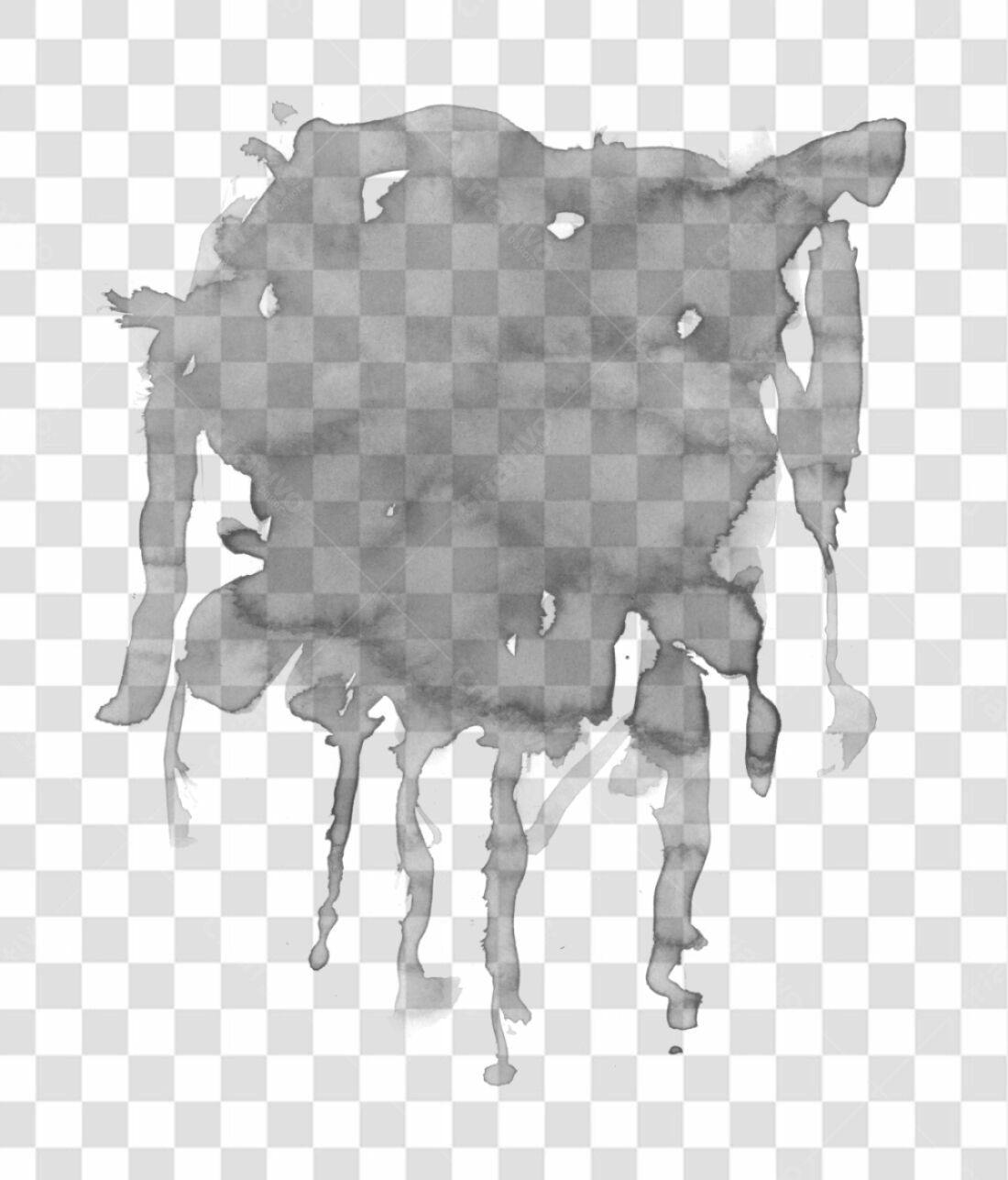 PNG textura aquarela cinza para design