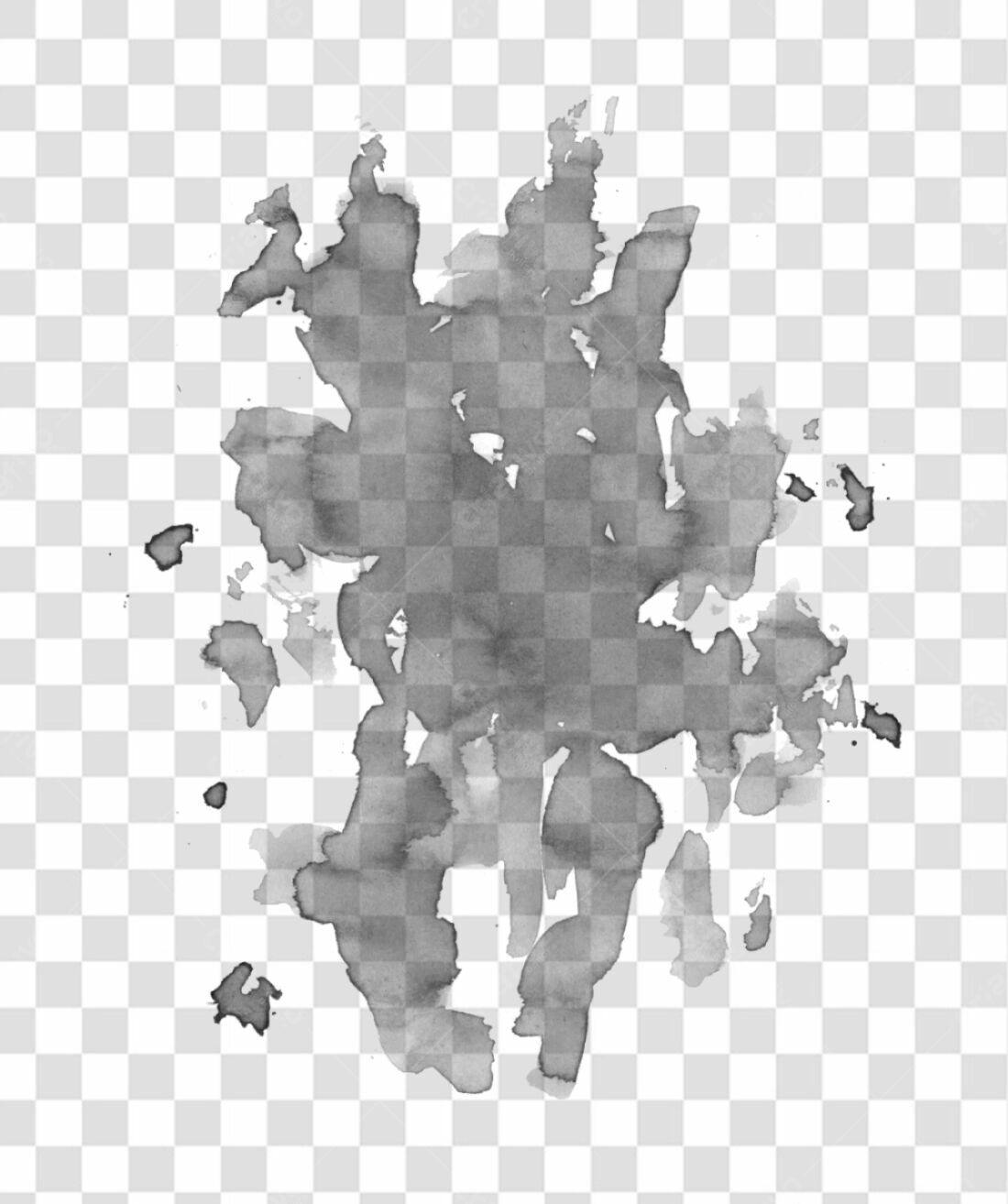 PNG Elemento Abstrato em tons de cinza com fundo transparente