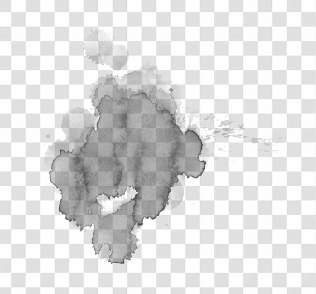 PNG Elemento aquarela cinza para design