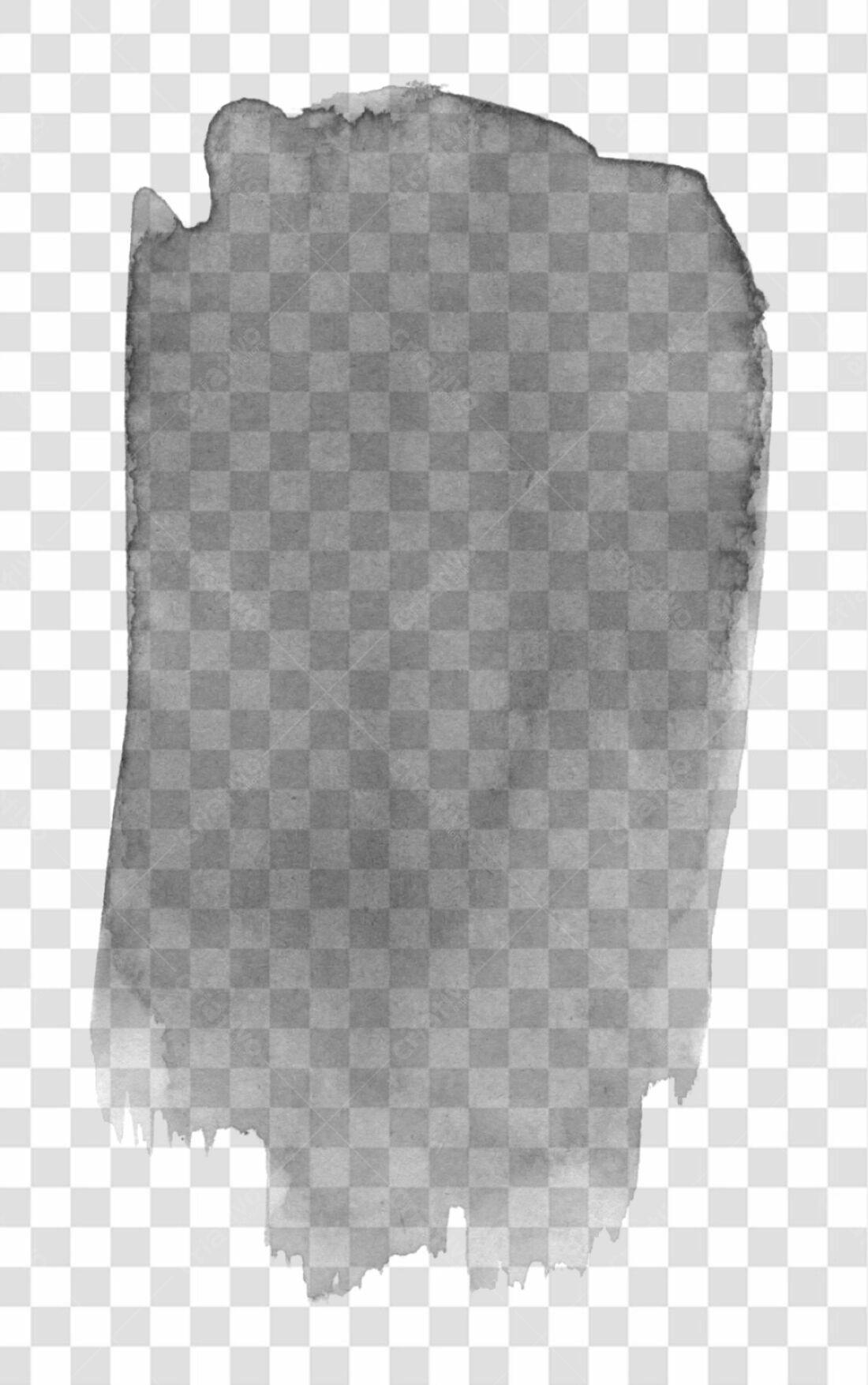 Banner aquarela tons cinza PNG com fundo transparente