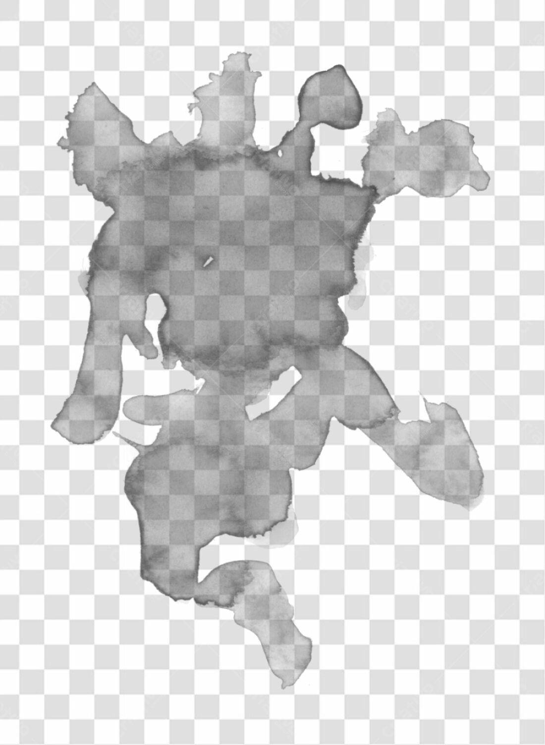 Elemento gráfico abstrato PNG com fundo transparente