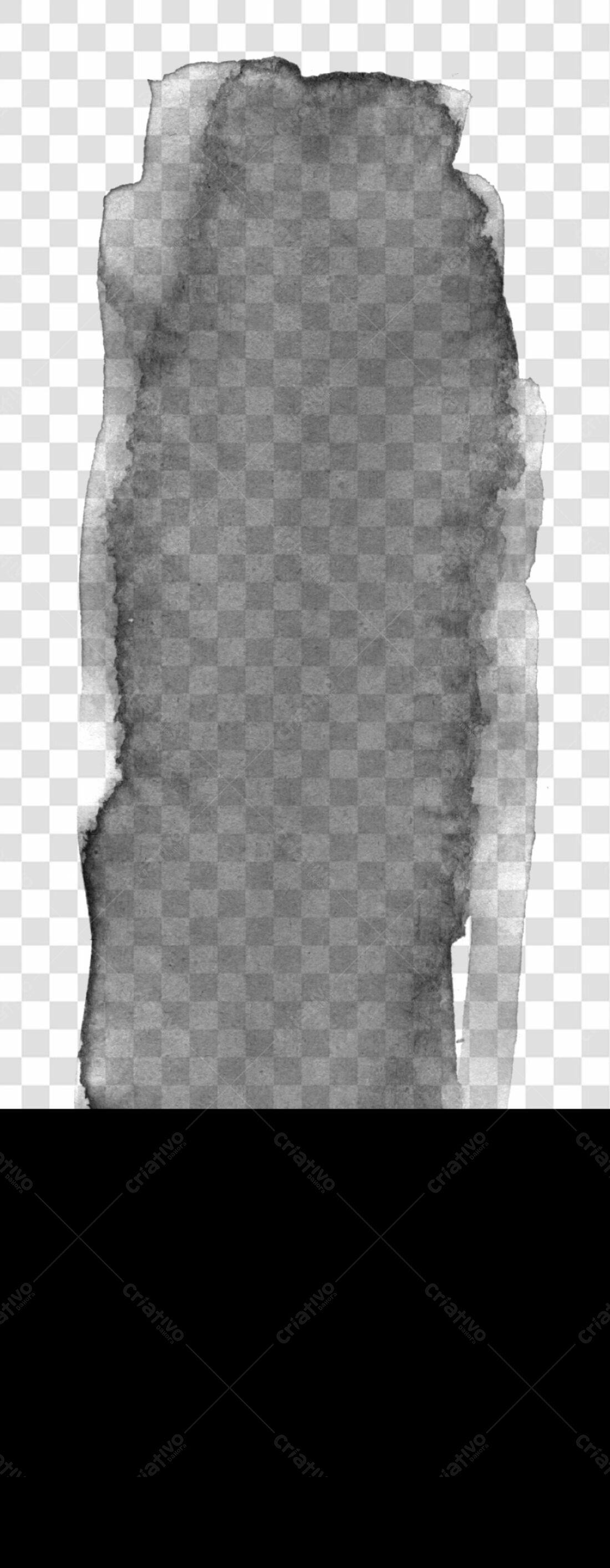 Banner abstrato em tons de cinza PNG com fundo transparente