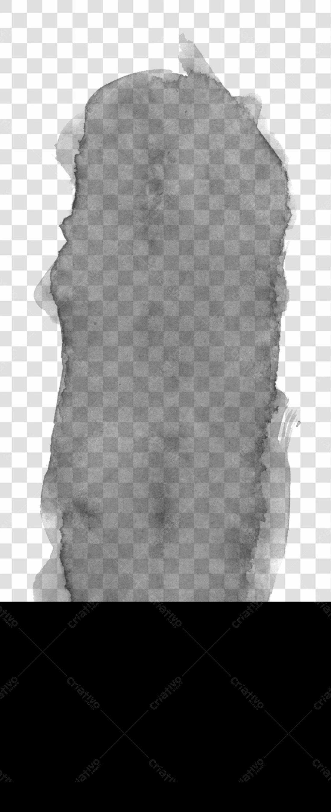 Banner abstrato em tons de cinza PNG com fundo transparente