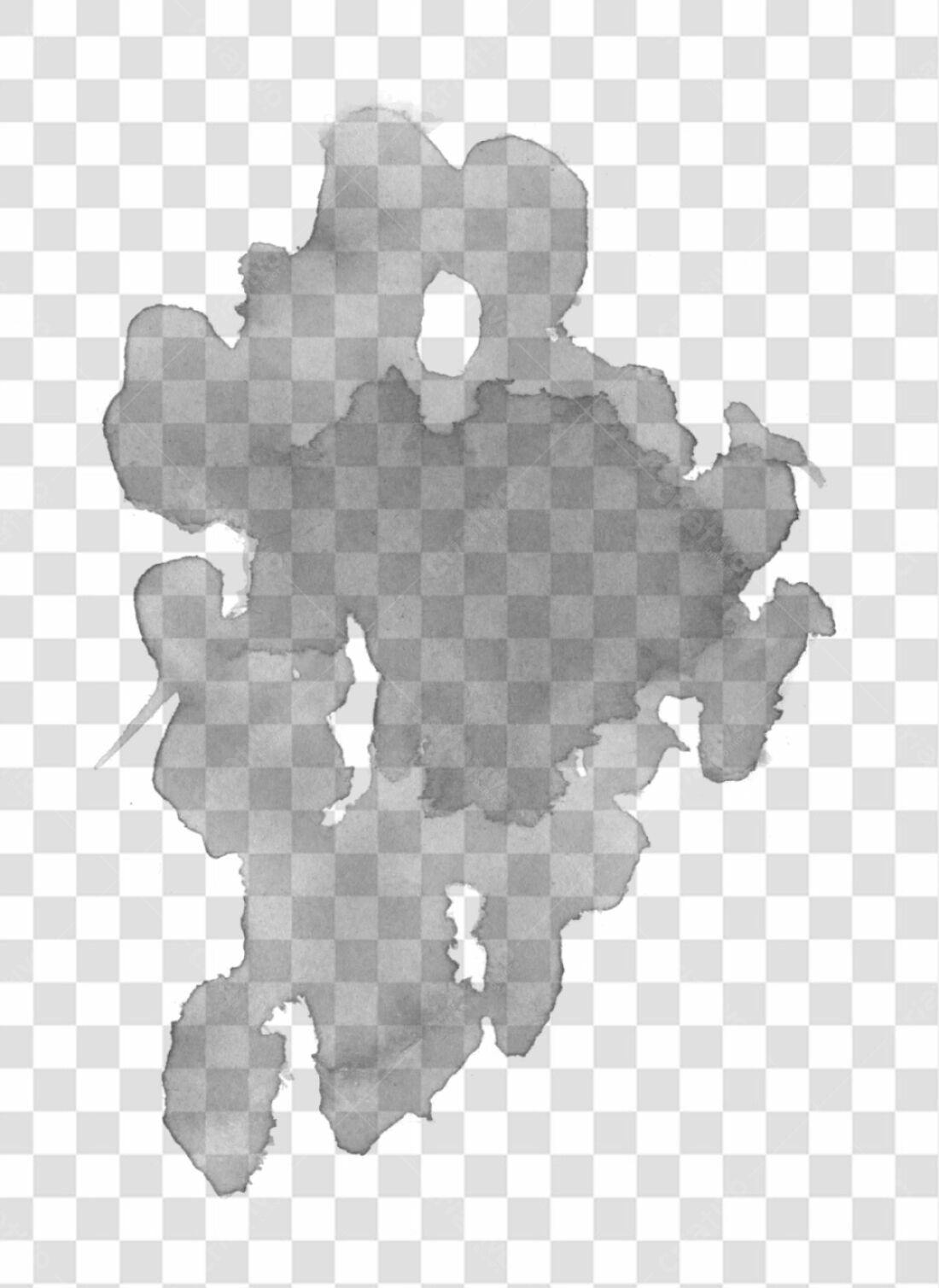 PNG Elemento gráfico abstrato em tons de cinza com fundo transparente