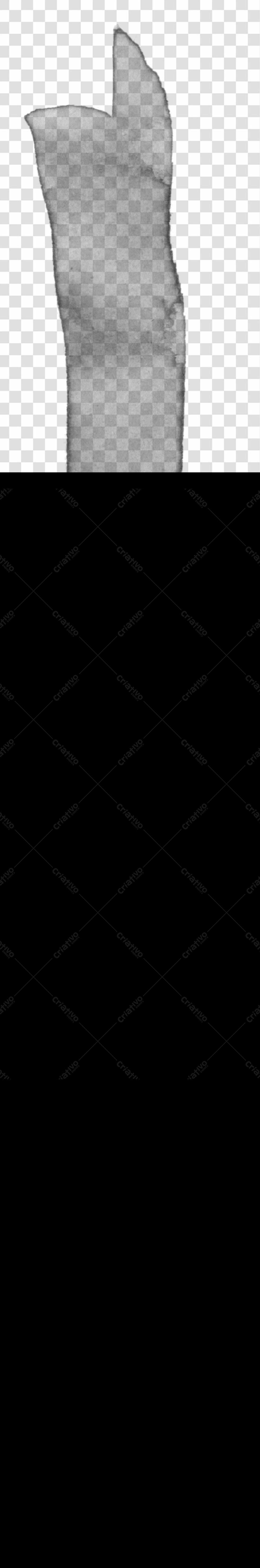 Elemento PNG rasgado com fundo transparente