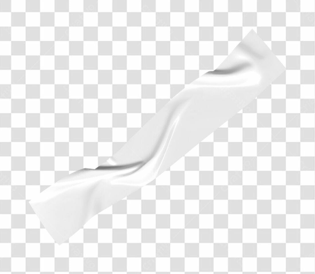 Banner branco PNG com fundo transparente