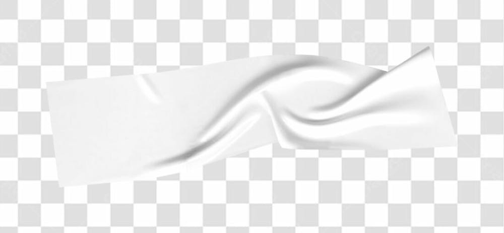White Duct Tapre Texture Png 8K High Resolution