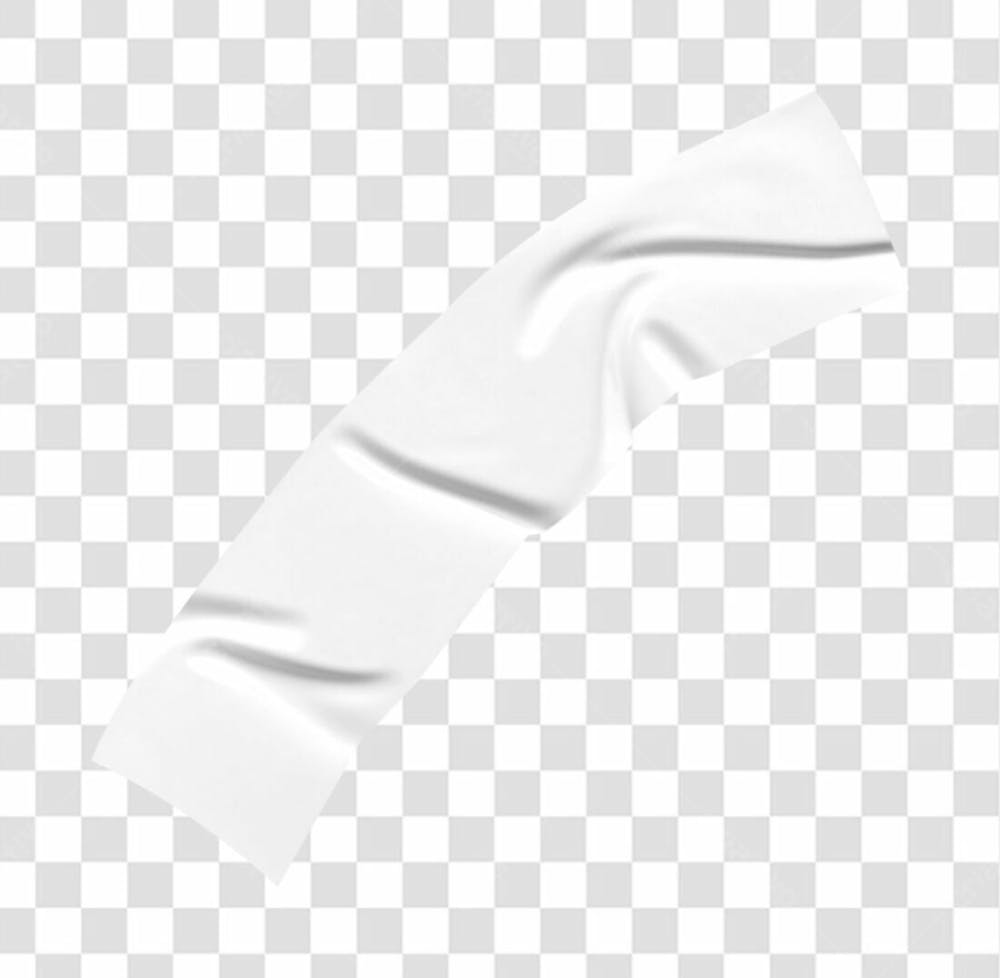 White Duct Tapre Texture Png 8K High Resolution