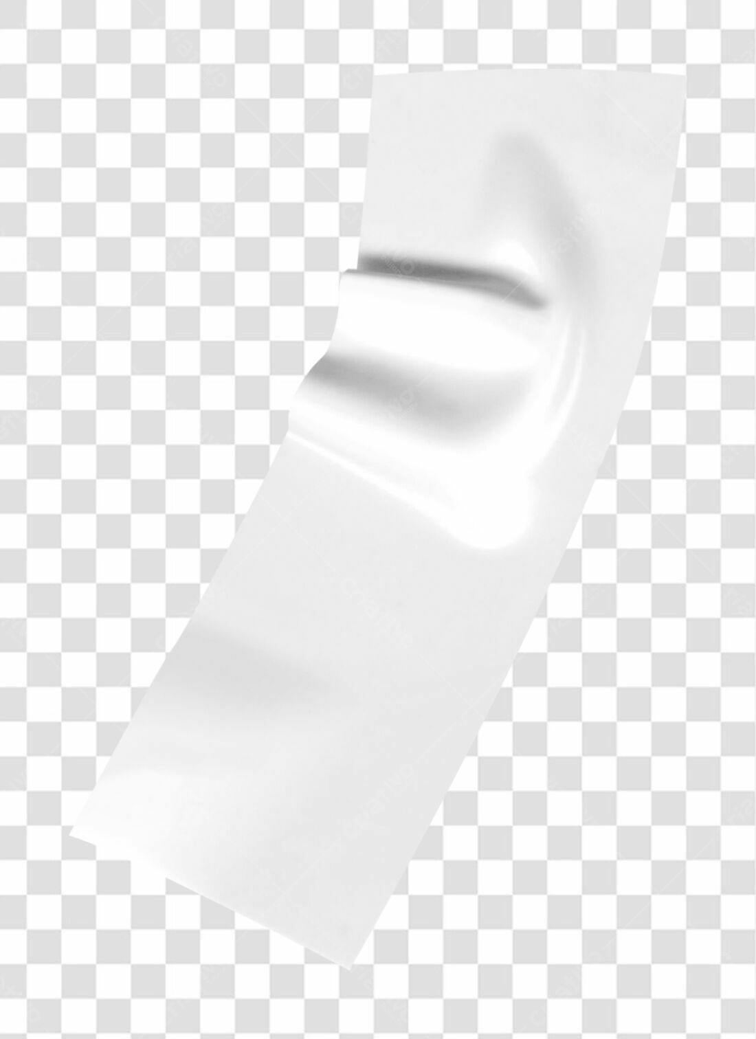 Mockup Folheto Branco PNG com fundo transparente