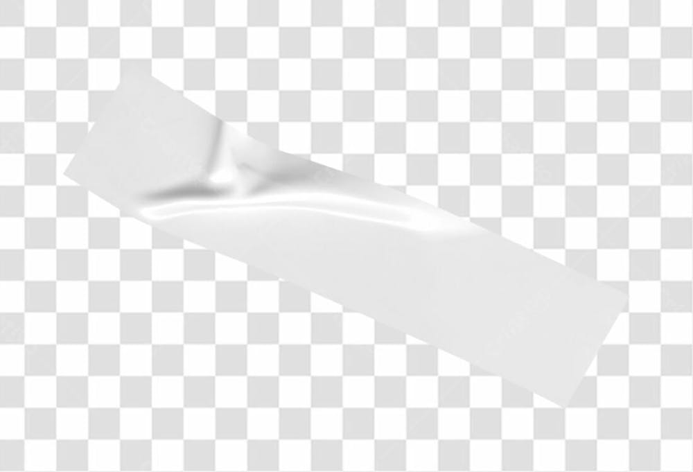 White Duct Tapre Texture Png 8K High Resolution
