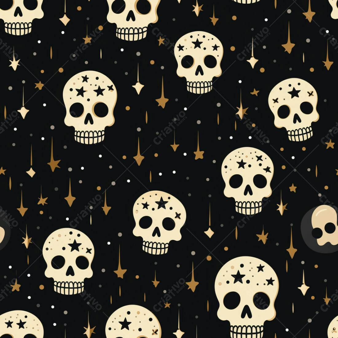 Textura caveiras Dia dos Mortos para fundo