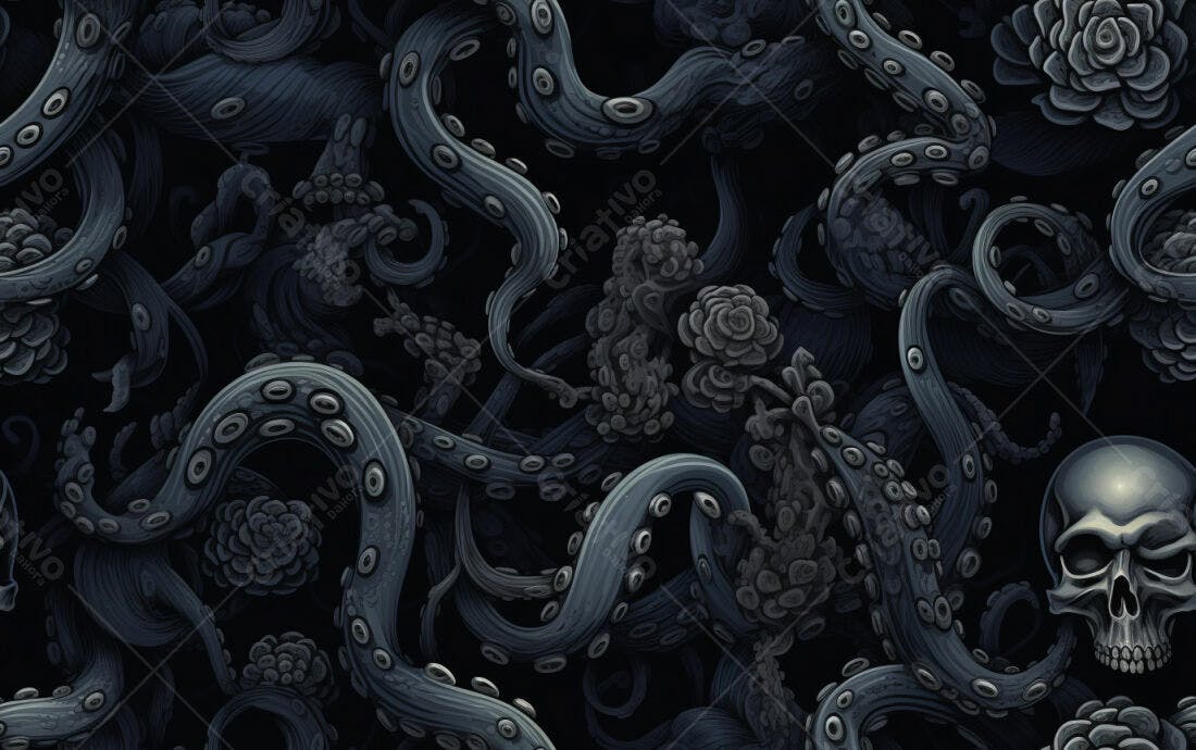 Textura Polvo e Flores Escuras para Fundo Sombrio