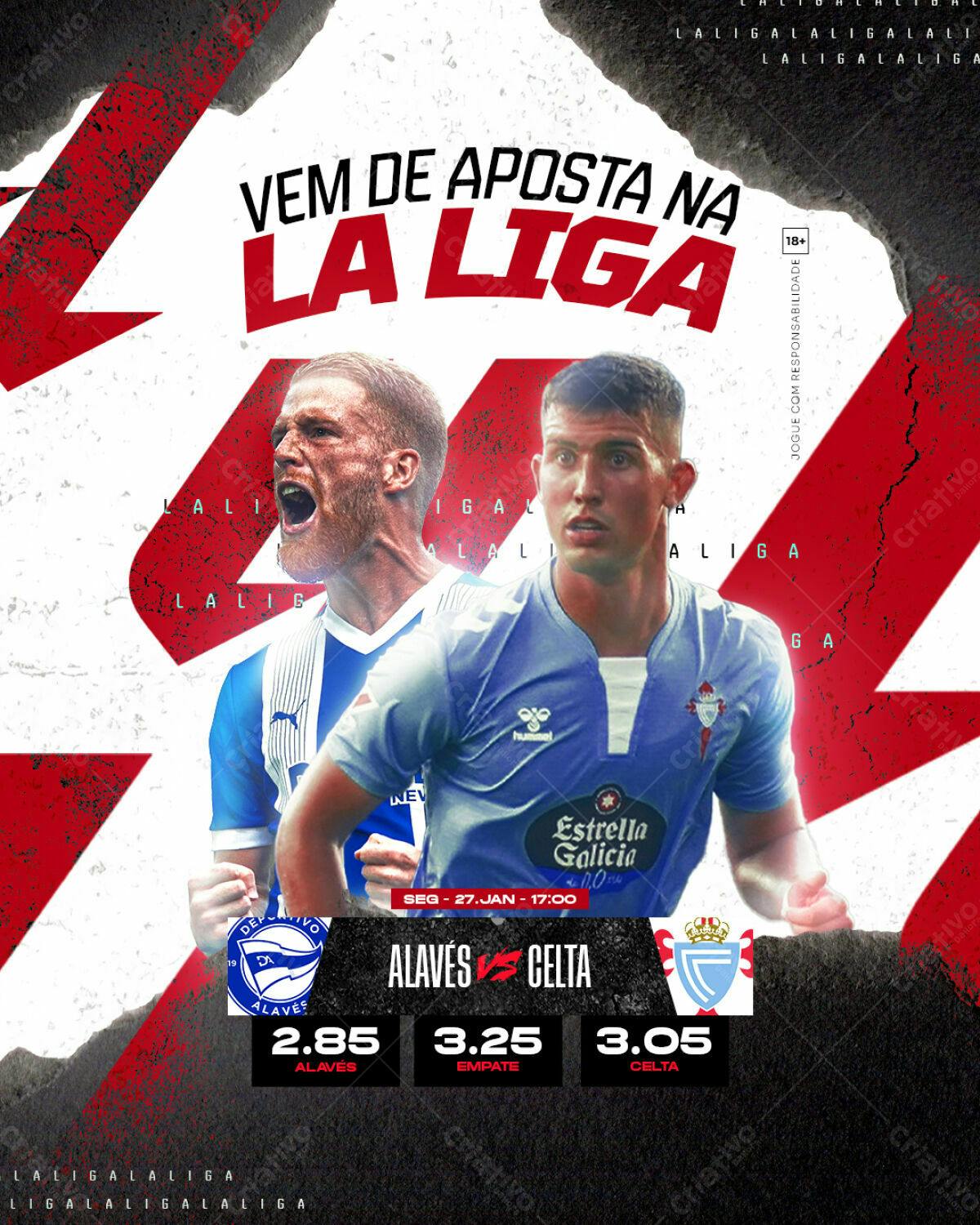 Flyer La Liga PSD Editável