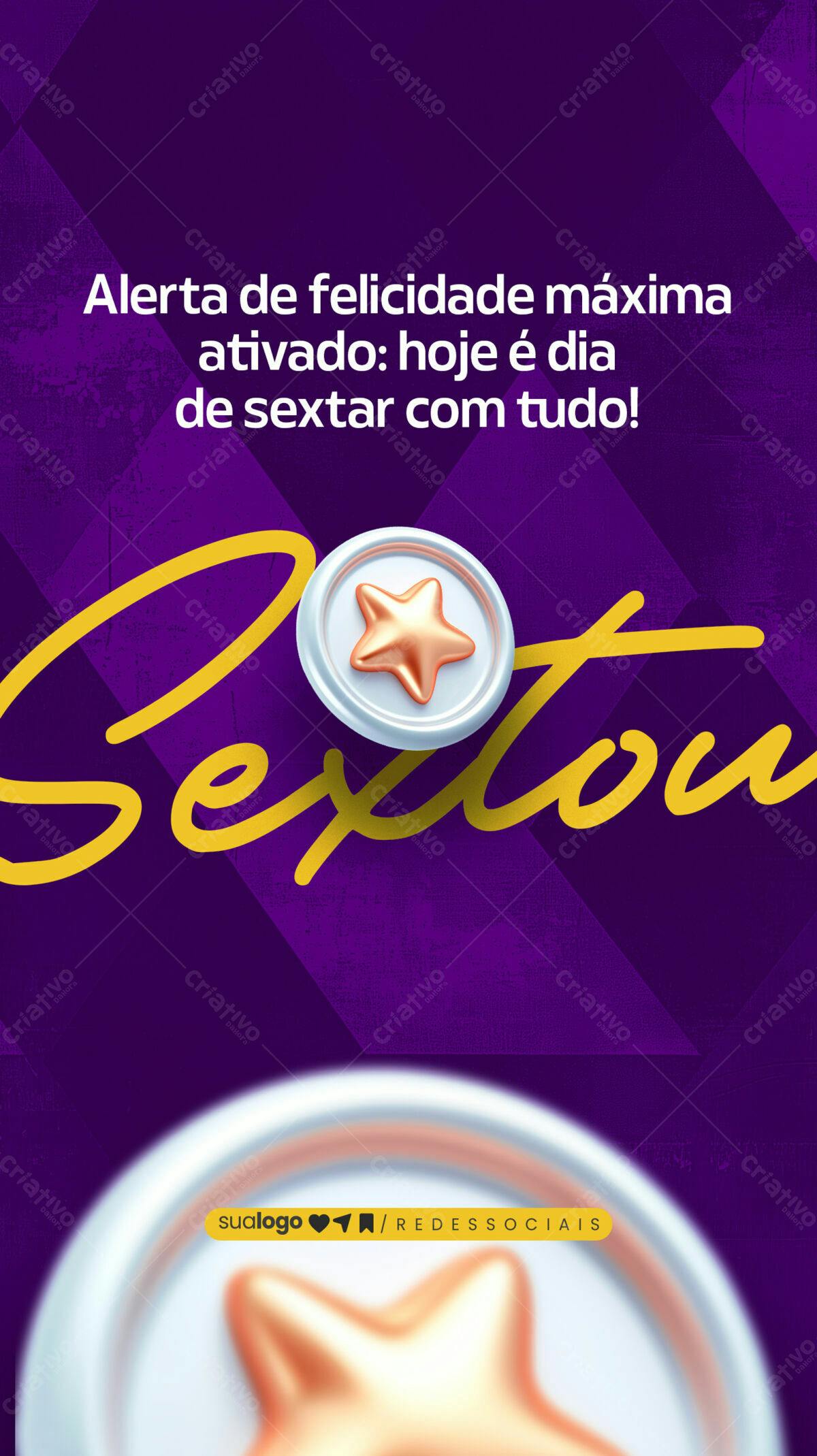 Flyer para Sextar com Tudo PSD Editável