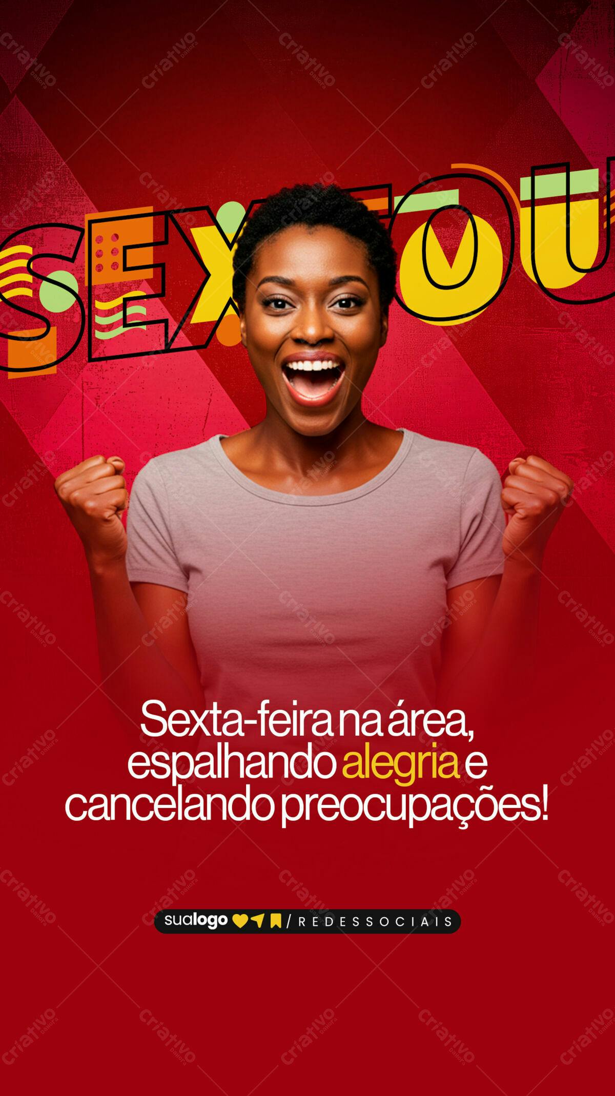 Flyer de Sexta-Feira PSD Editável