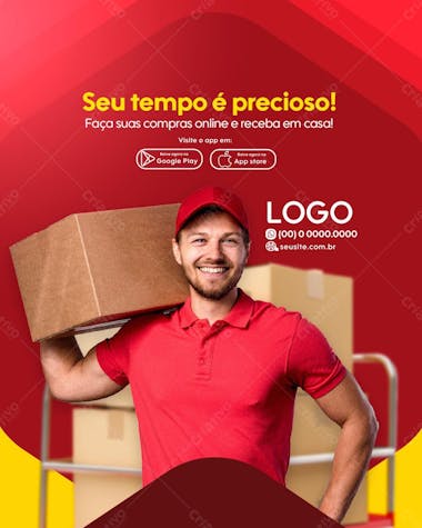 Social Media Supermercado Compras Online