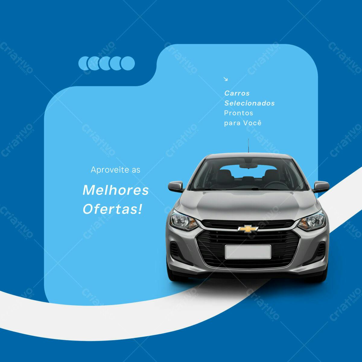 Postagem para Promoção de Carros PSD Editável