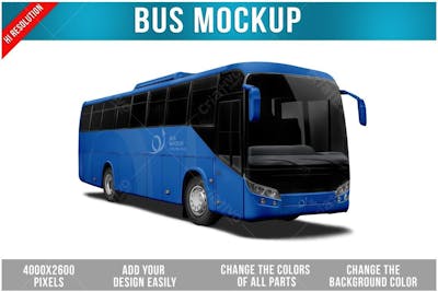 Ônibus Mockup
