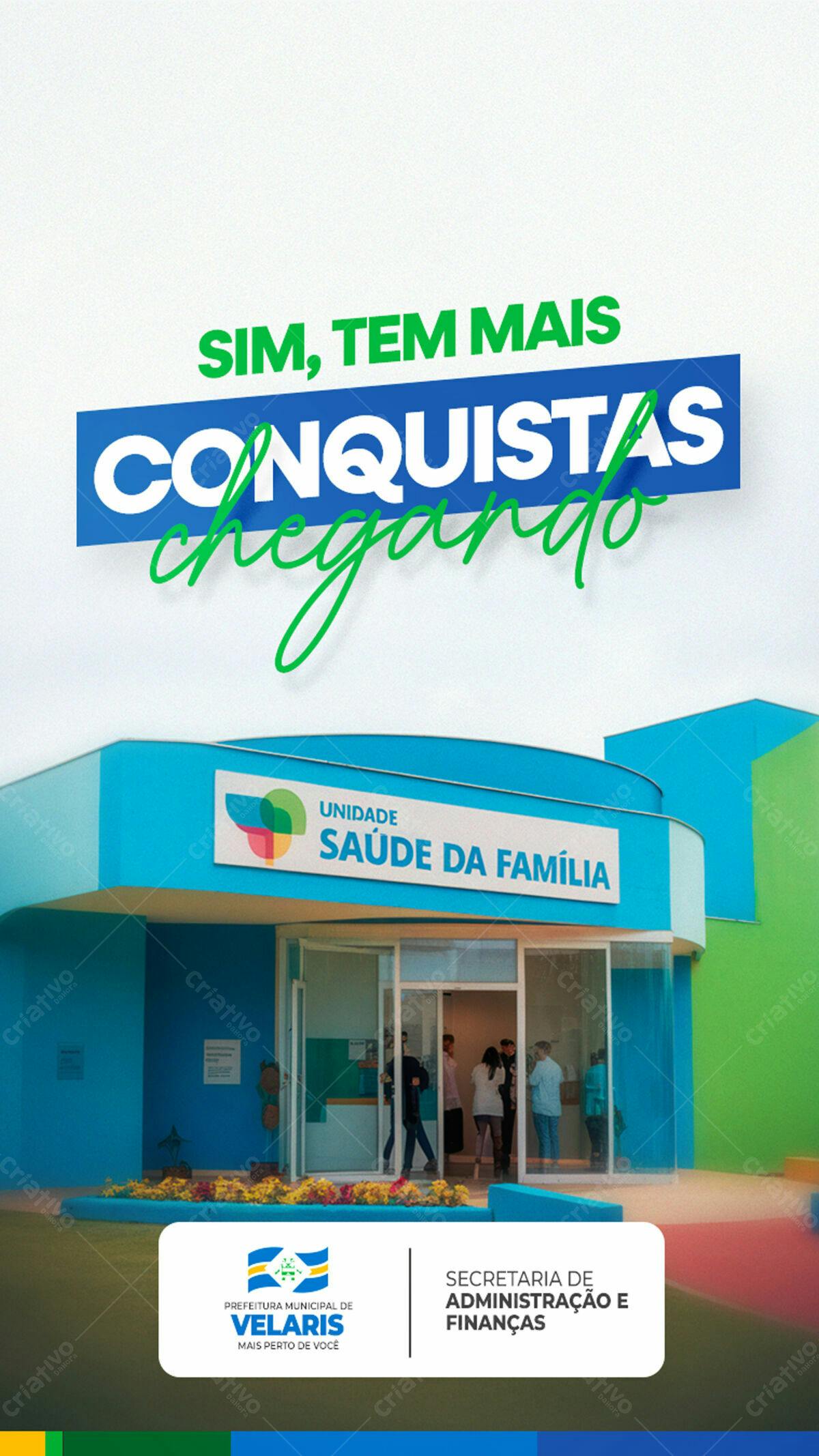 Flyer Saúde da Família PSD Editável
