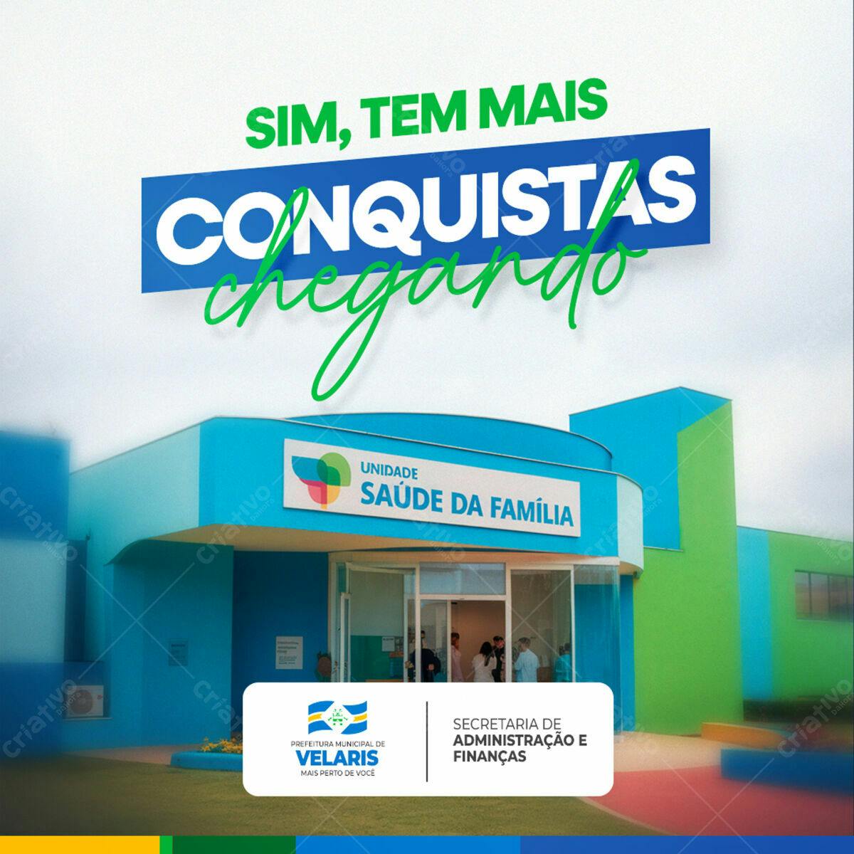 Postagem Saúde da Família PSD Editável