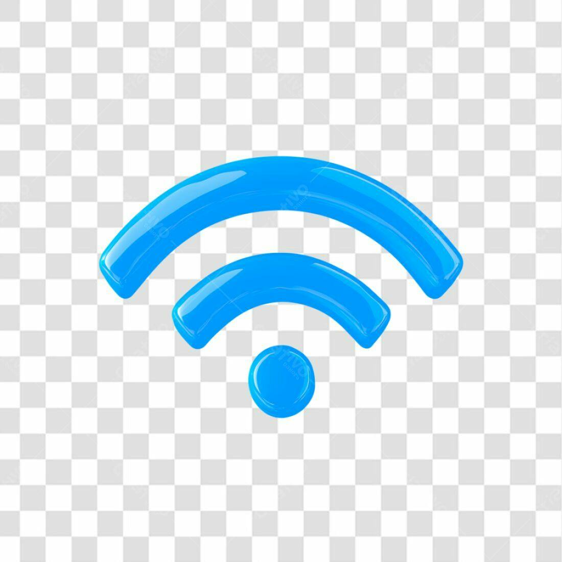 Icone Wifi PNG com fundo transparente