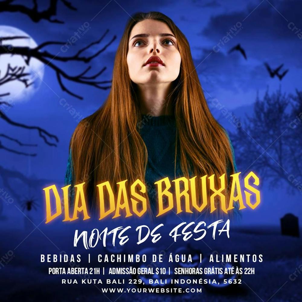 Design De Banner Criativo Para Promoção De Halloween