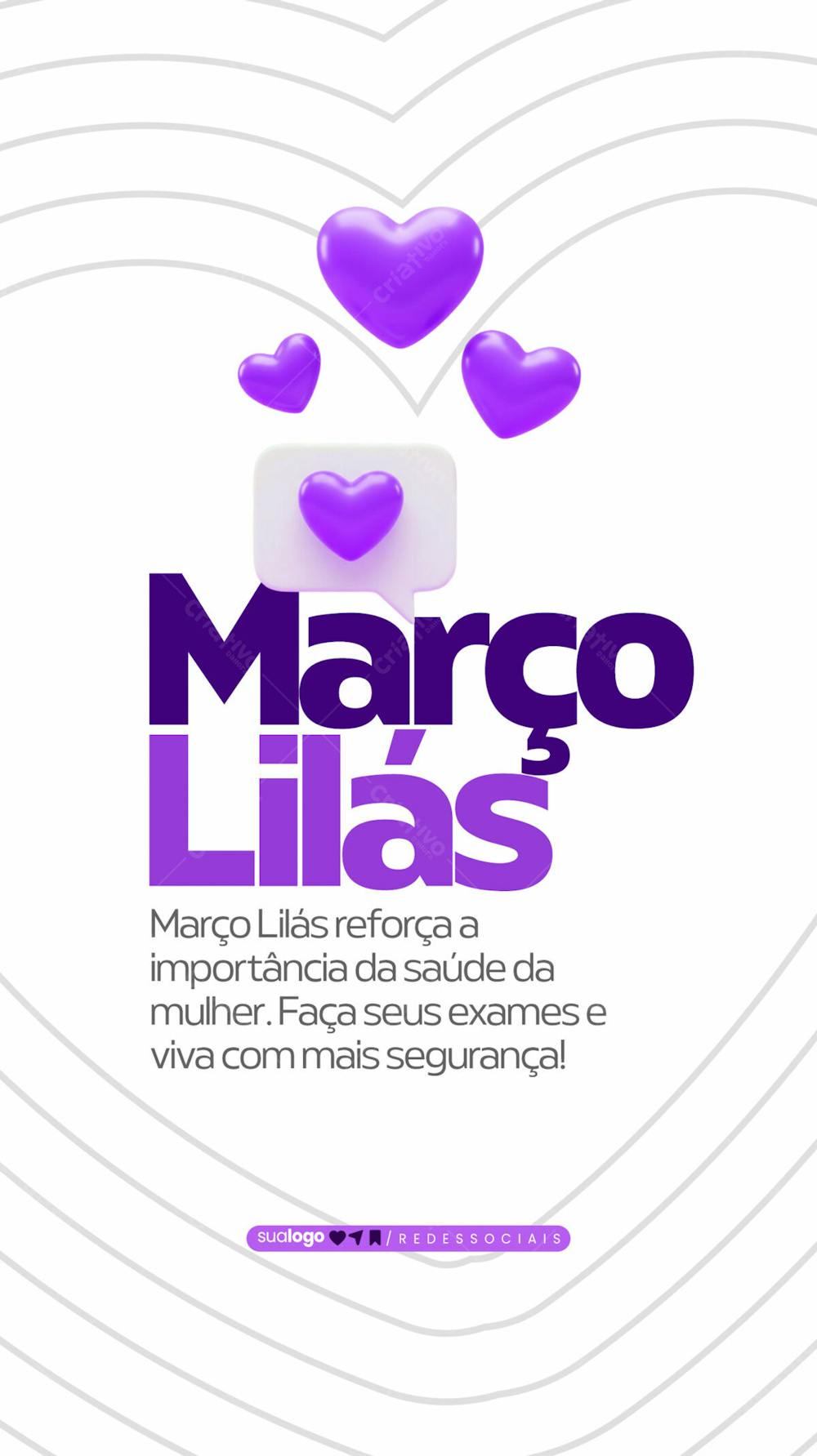 Story Campanha Março Lilás