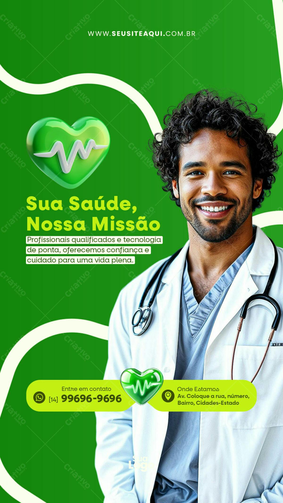 Flyer Médico PSD Editável