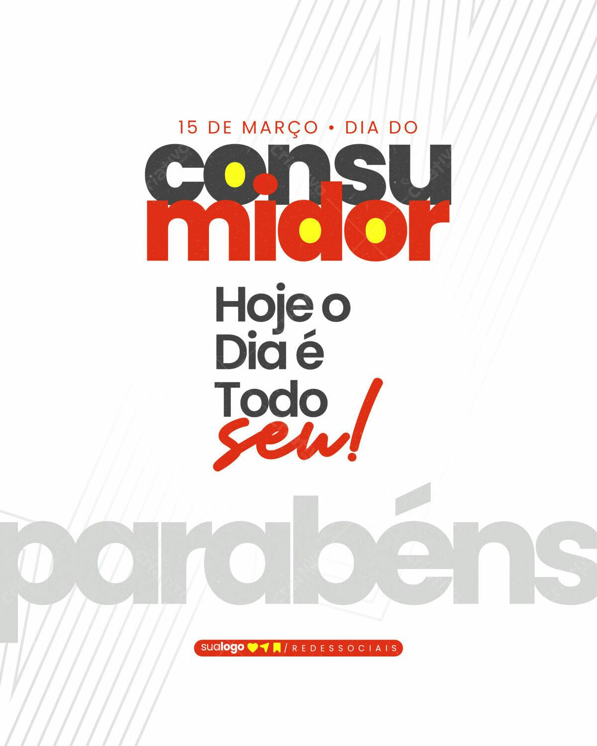 Postagem Dia do Consumidor PSD Editável