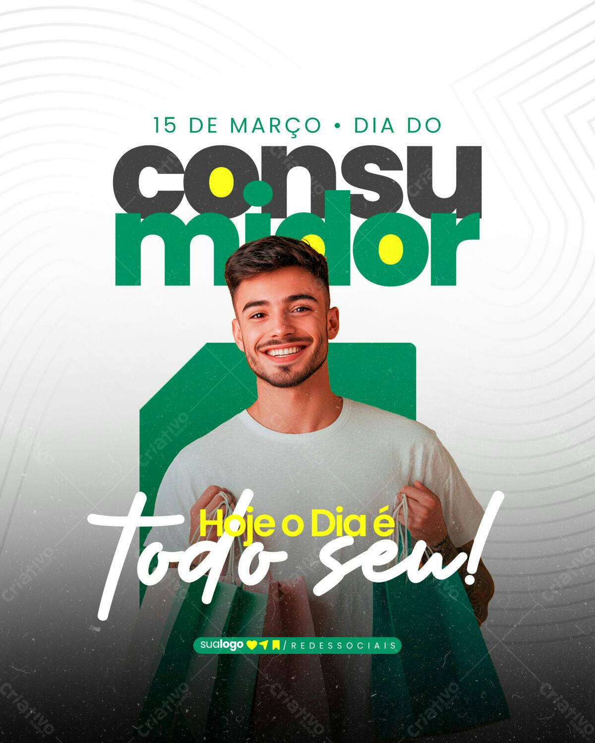 Flyer Dia do Consumidor 15 de Março PSD Editável