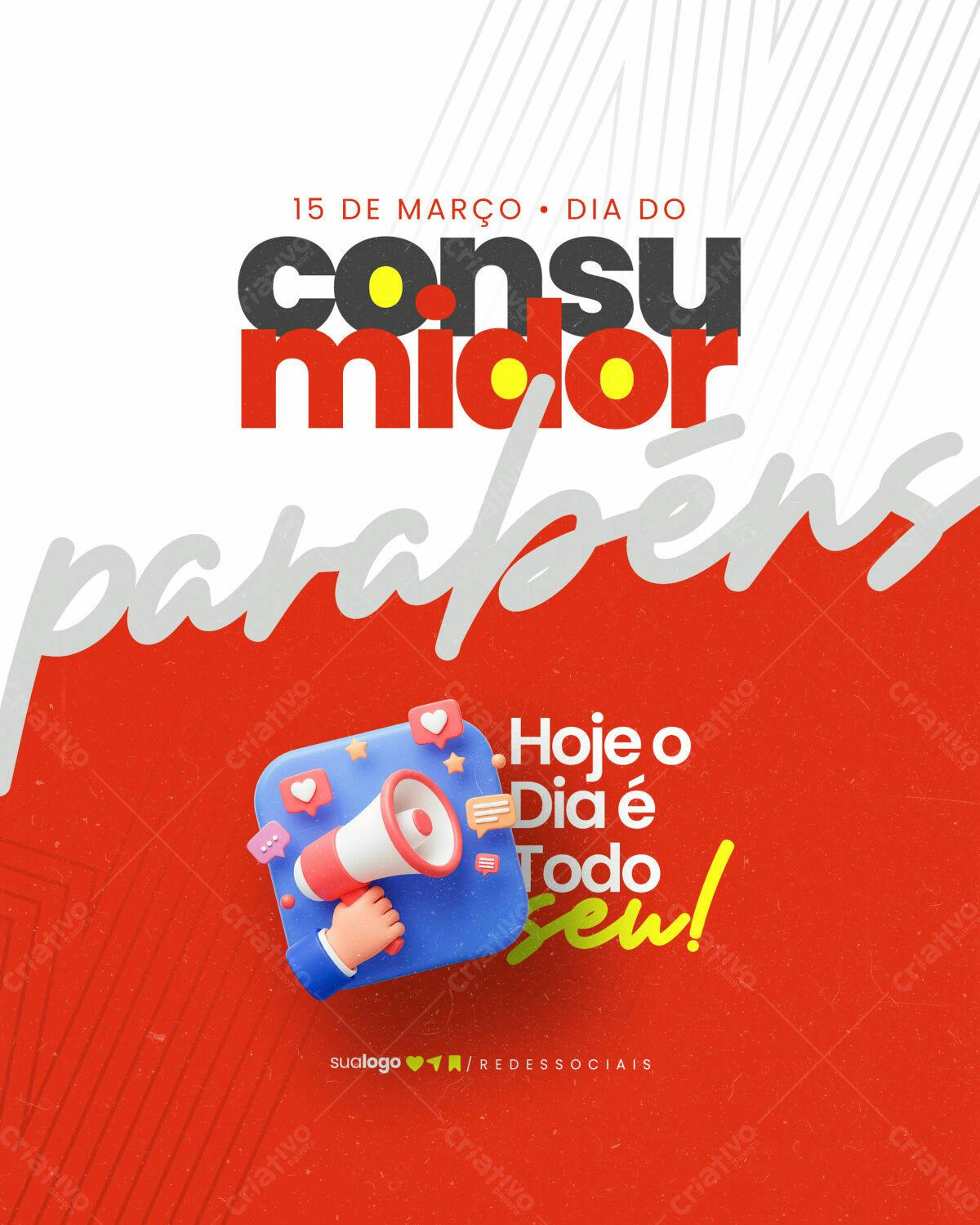 Postagem Dia do Consumidor PSD Editável