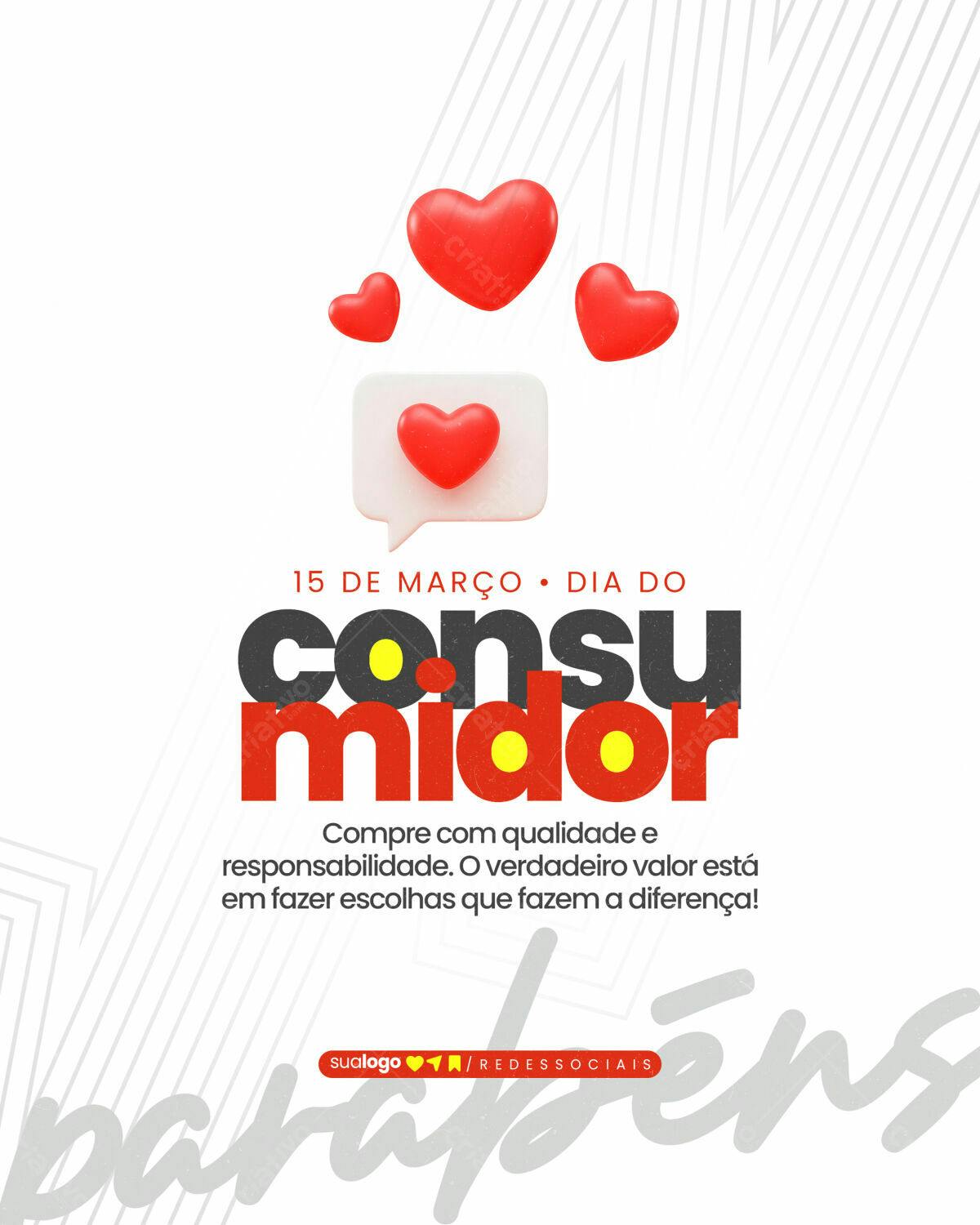 Postagem Dia do Consumidor PSD Editável