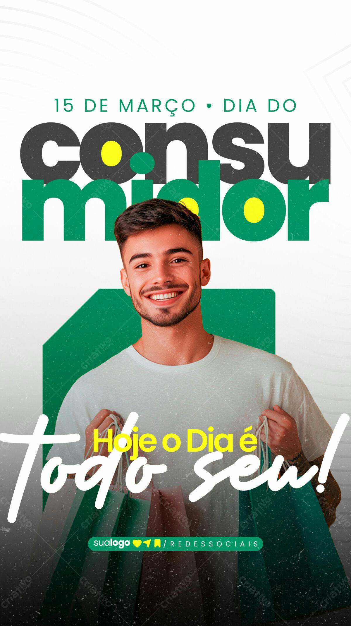 Flyer Dia do Consumidor PSD Editável