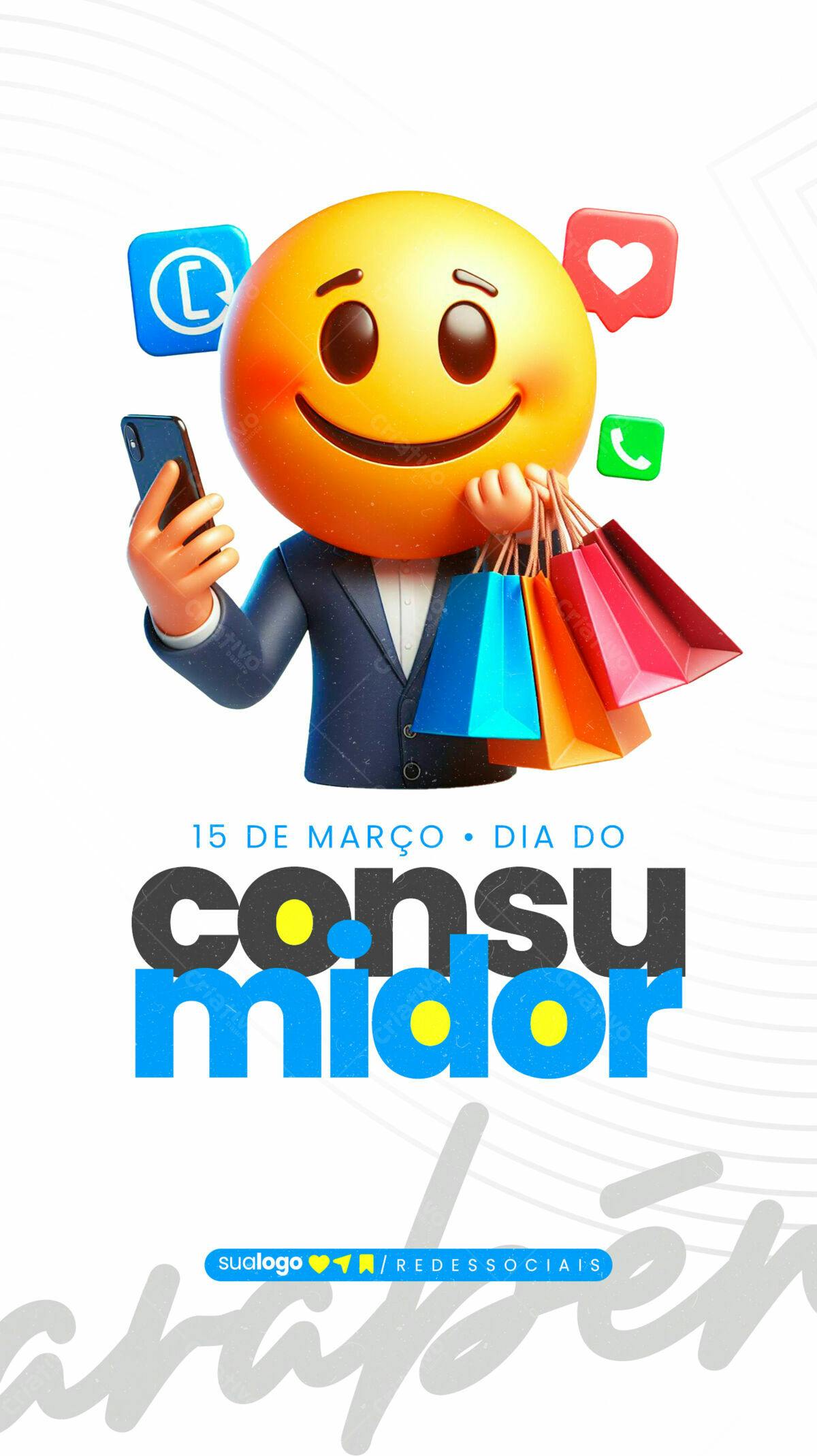 Flyer Dia do Consumidor PSD Editável