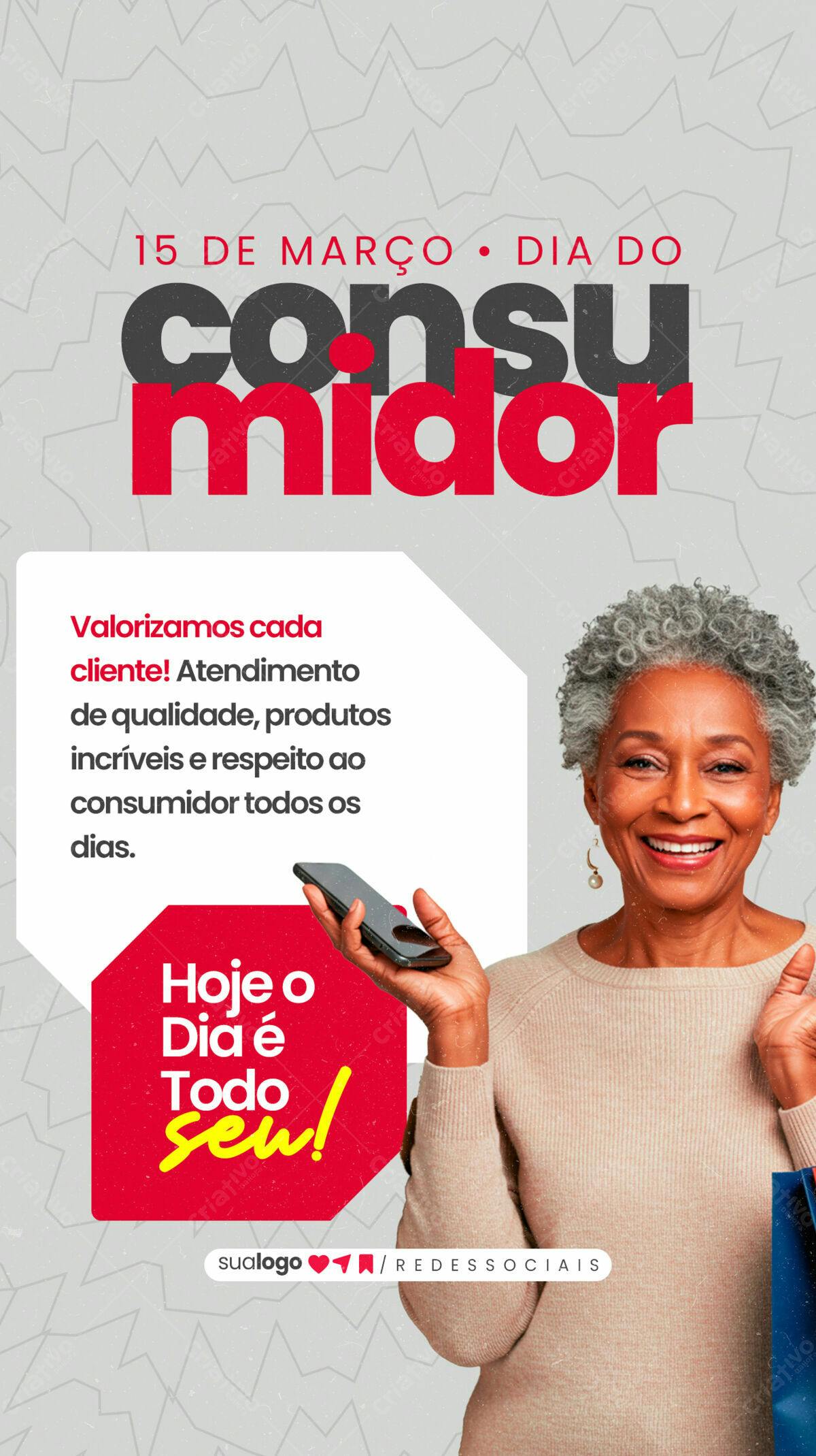 Postagem Dia do Consumidor PSD Editável
