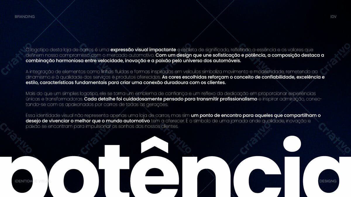 Logotipo Loja Carros PSD Editável