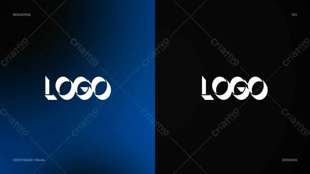 Logo PSD para Branding Corporativa Editável