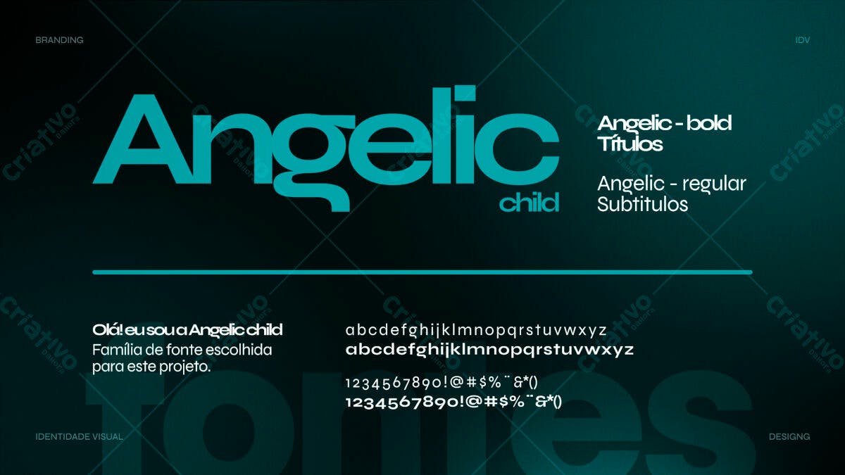 Kit de Branding Angelic Child PSD Editável