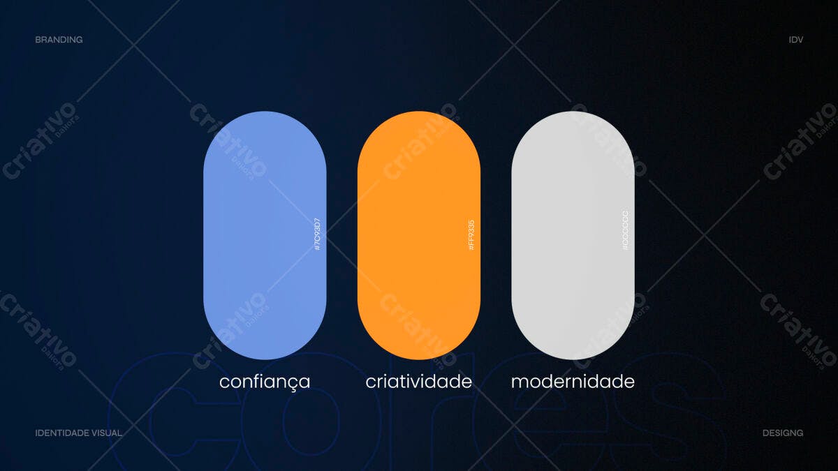 Paleta de Cores para Branding PSD Editável