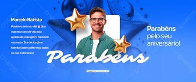 Carrossel Feliz Aniversário Colaborador