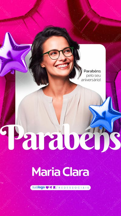 Story Feliz Aniversário Colaborador