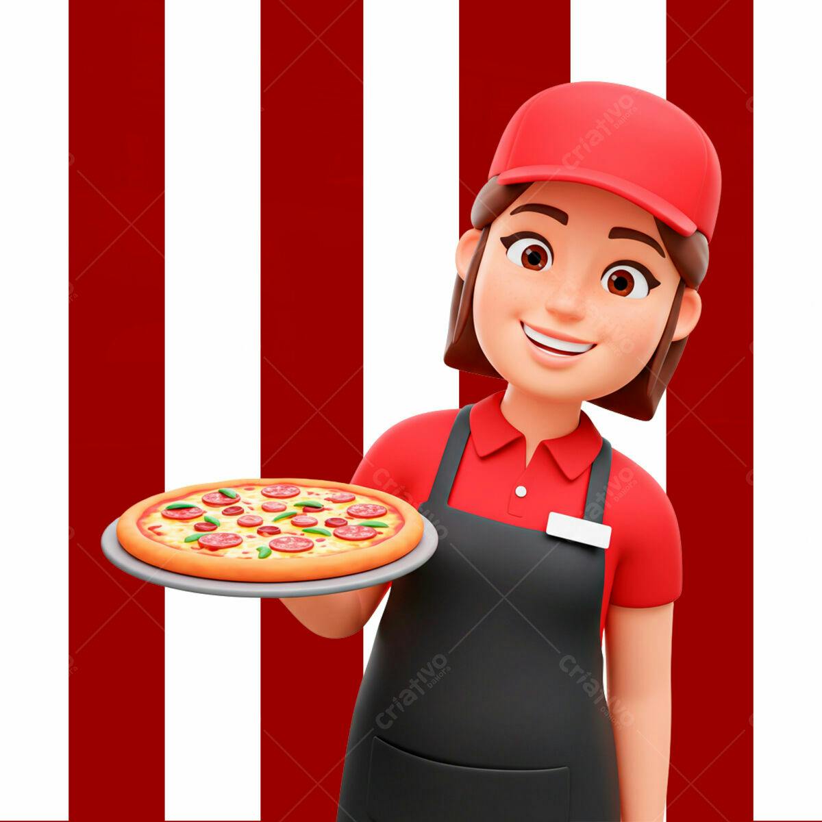 Mockup Pizzaiolo PSD Editável