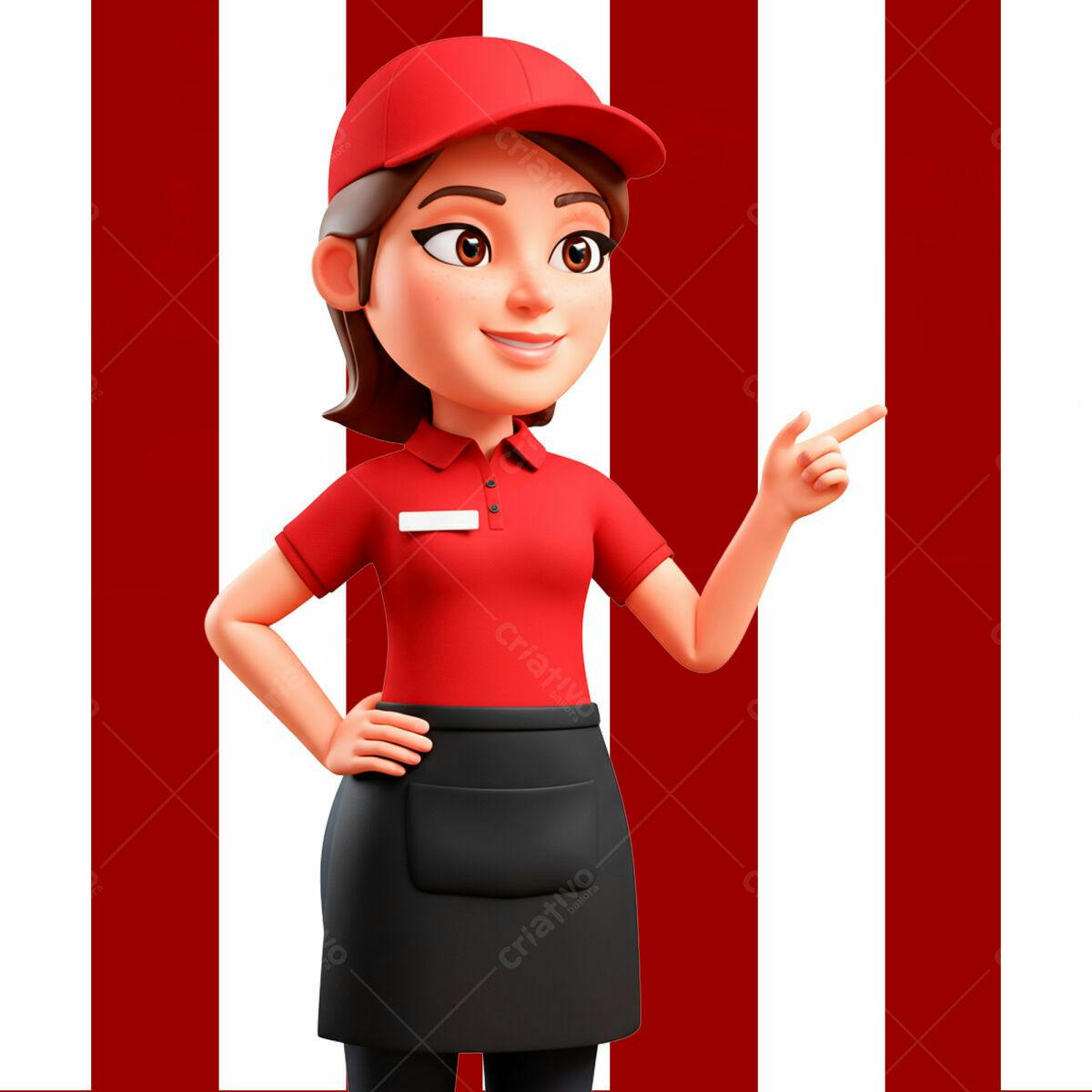 PSD Personagem 3D para Redes Sociais
